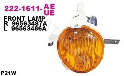 Поворотник DEPO 222-1611L-UE