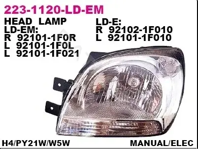 Фары DEPO 223-1120L-LD-EM