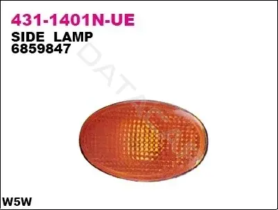 Поворотник DEPO 431-1401N-UE