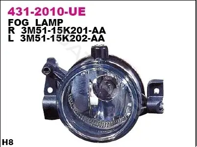 Противотуманные фары DEPO 431-2010R-UE
