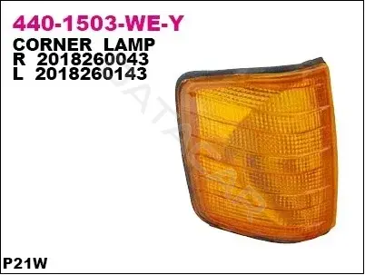 Поворотник DEPO 440-1503L-WE-Y