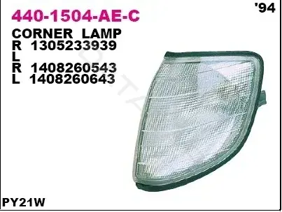Поворотник DEPO 440-1504R-AE-C