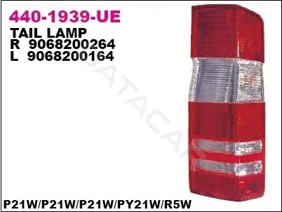 Задние фонари DEPO 440-1939L-UE
