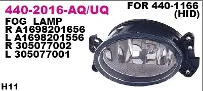 Противотуманные фары DEPO 440-2016L-UQ