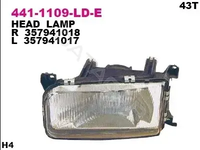 Фары DEPO 441-1109L-LD-E