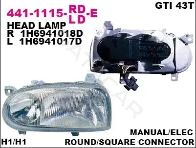 Фары DEPO 441-1115L-LD-E