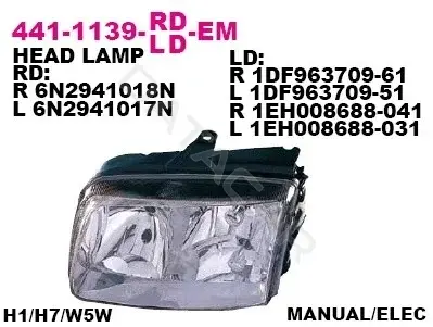 Фары DEPO 441-1139L-LD-EM