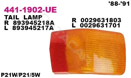 Задние фонари DEPO 441-1902L-UE