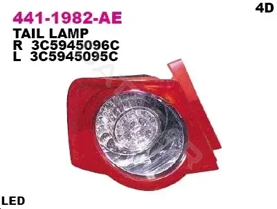 Задние фонари DEPO 441-1982L-AE