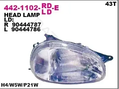 Фары DEPO 442-1102L-LD-E