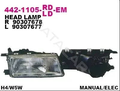 Фары DEPO 442-1105L-LD-EM