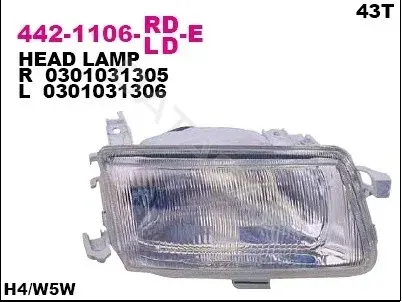 Фары DEPO 442-1106R-LD-E