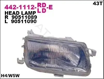 Фары DEPO 442-1112R-LD-E