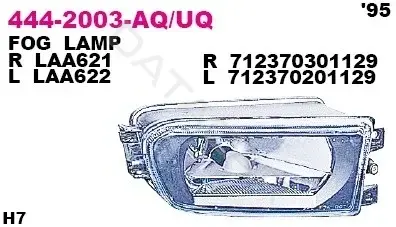 Противотуманные фары DEPO 444-2003R-UQ