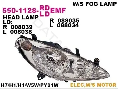 Фары DEPO 550-1128R-LDEMF