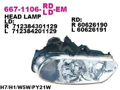 Фары DEPO 667-1106L-LD-EM