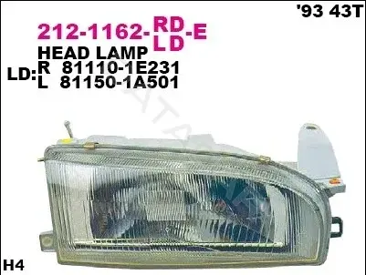 Фары DEPO 212-1162R-LD-E