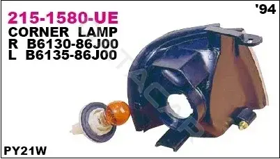Поворотник DEPO 215-1580L-UE