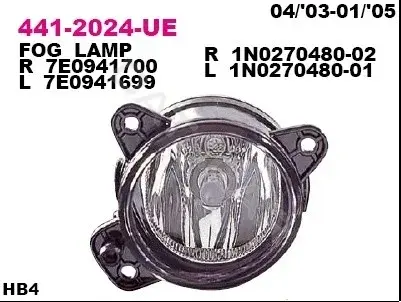 Противотуманные фары DEPO 441-2024L-UE
