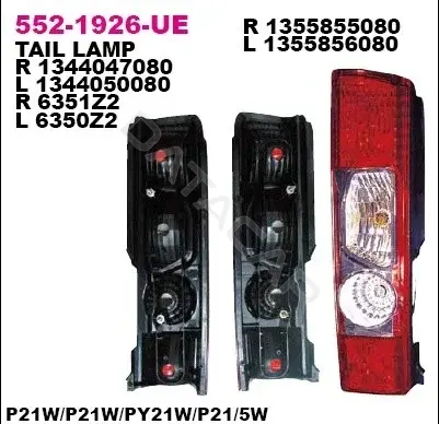 Задние фонари DEPO 552-1926L-UE