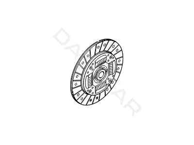 Диск сцепления HYUNDAI/KIA/MOBIS 4110026021