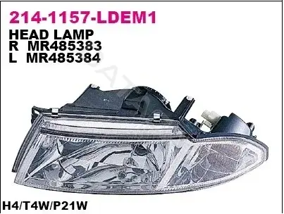 Фары DEPO 214-1157R-LD-EM
