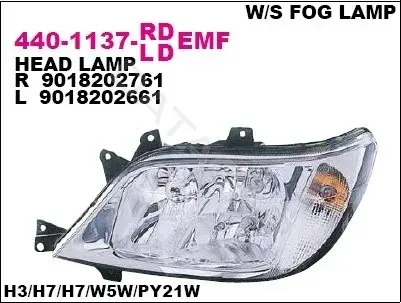 Фары DEPO 440-1137R-LDEMF