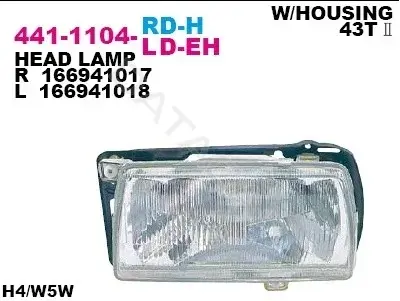 Фары DEPO 441-1104L-LD-EH