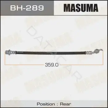 Тормозные шланги MASUMA BH-289