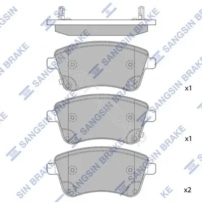 Тормозные колодки Hi-Q SP1515