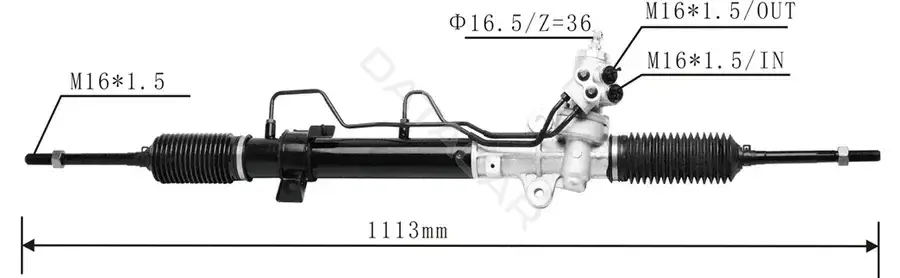 Рулевая рейка M-TEX MTRR10019