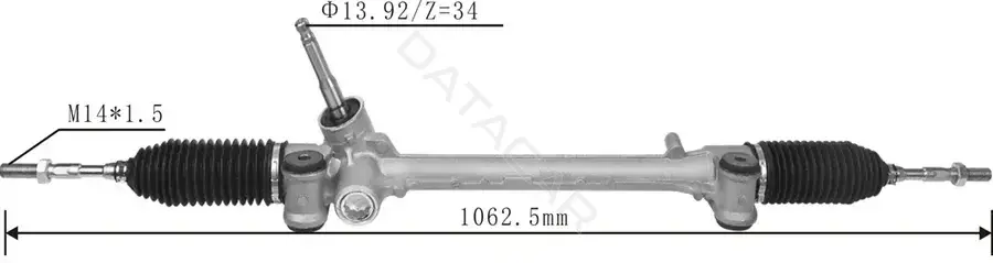 Рулевая рейка M-TEX MTRR10028