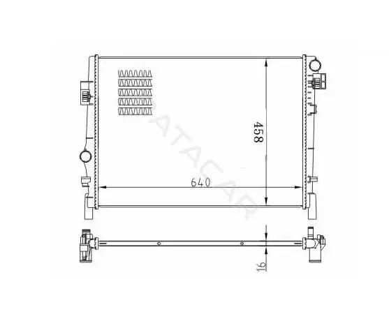 Радиатор охлаждения M-TEX MTR53901