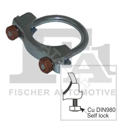 Хомут глушителя FA1/FISCHER 921-943