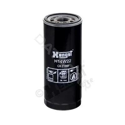 Масляный фильтр HENGST H14W22