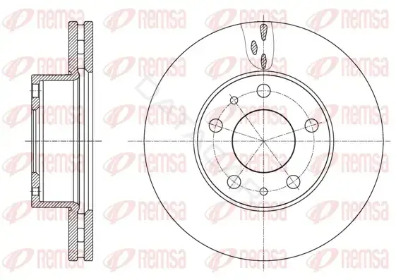 Тормозные диски REMSA 61637.10