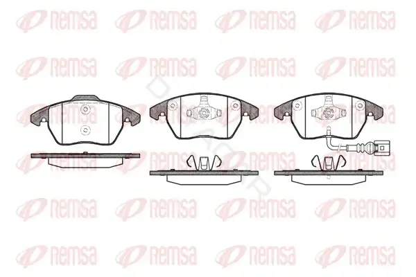 Тормозные колодки REMSA 1030.01