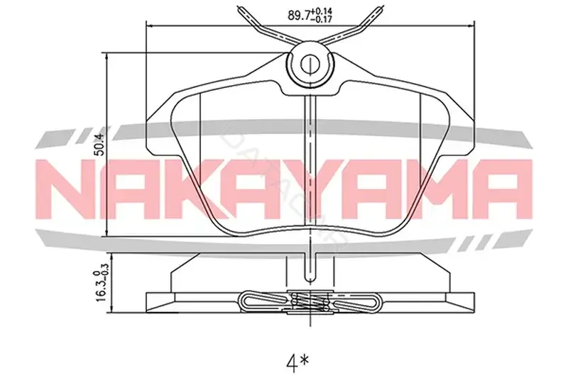 Тормозные колодки NAKAYAMA HP8179NY