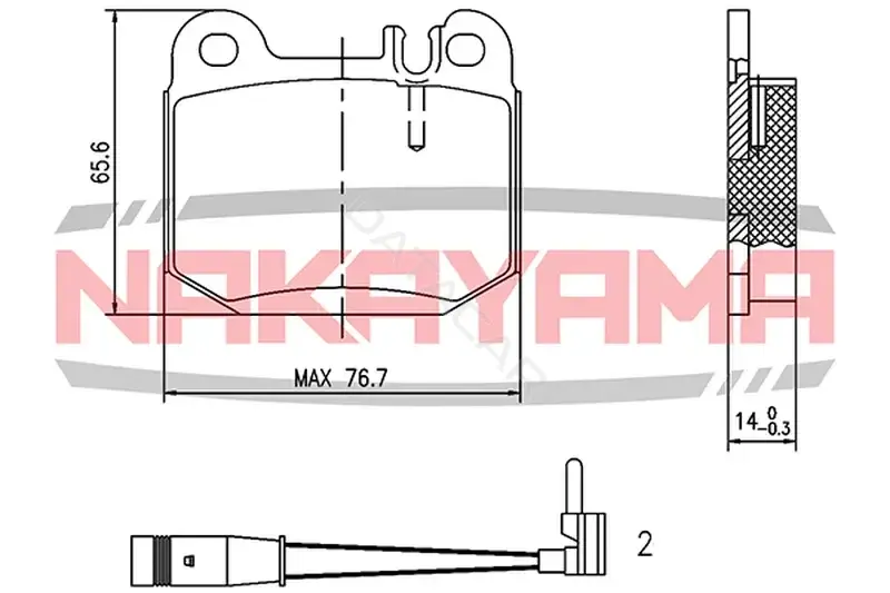 Тормозные колодки NAKAYAMA HP8411NY