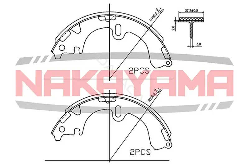 Барабанные колодки NAKAYAMA HS7220NY