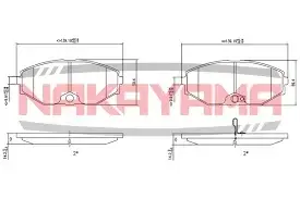 Тормозные колодки NAKAYAMA HP9025NY
