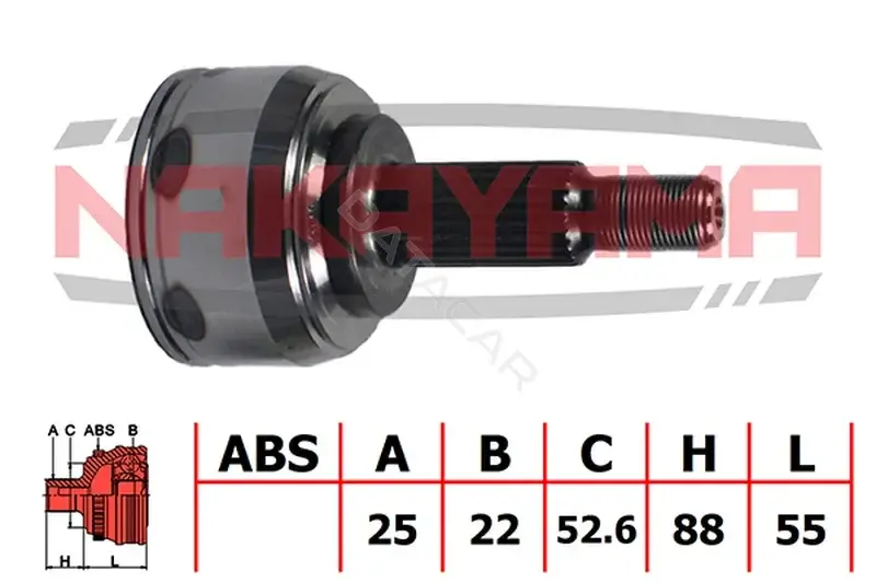 Шрус NAKAYAMA NJ583NY