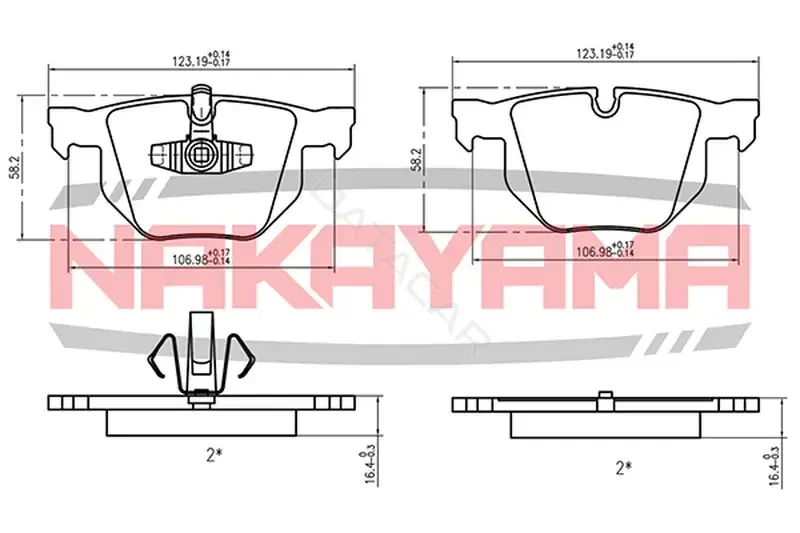 Тормозные колодки NAKAYAMA HP8685NY