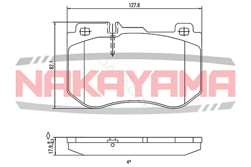 Тормозные колодки NAKAYAMA HP8734NY