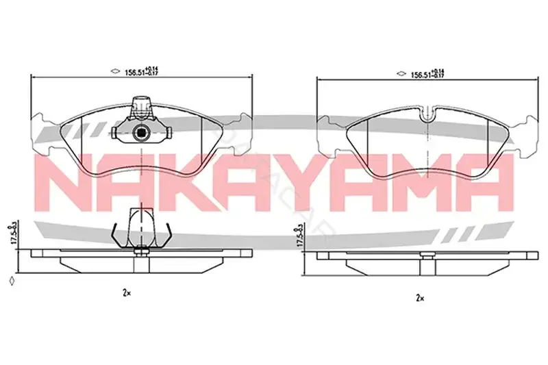 Тормозные колодки NAKAYAMA HP8639NY