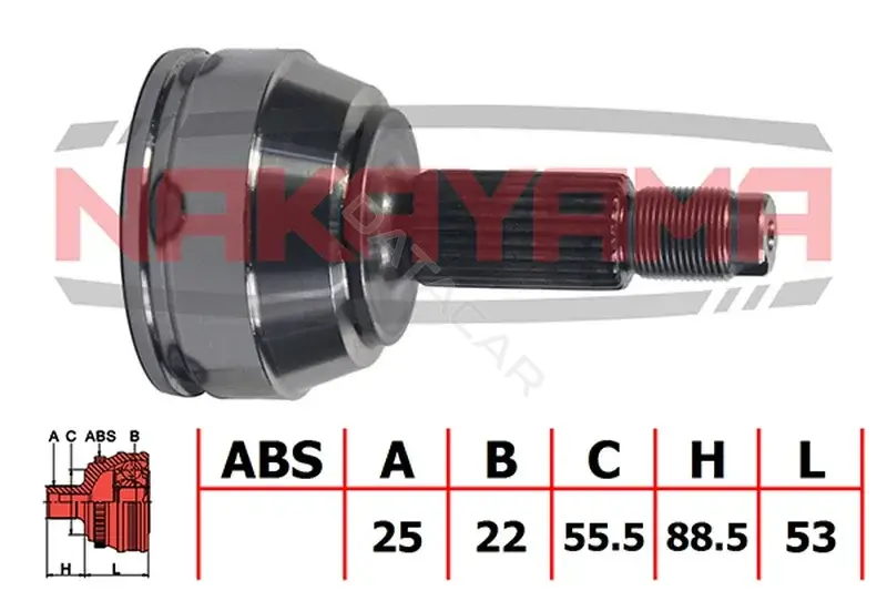 Шрус NAKAYAMA NJ256NY