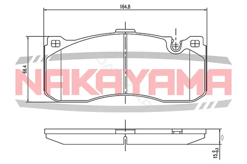 Тормозные колодки NAKAYAMA HP8644NY