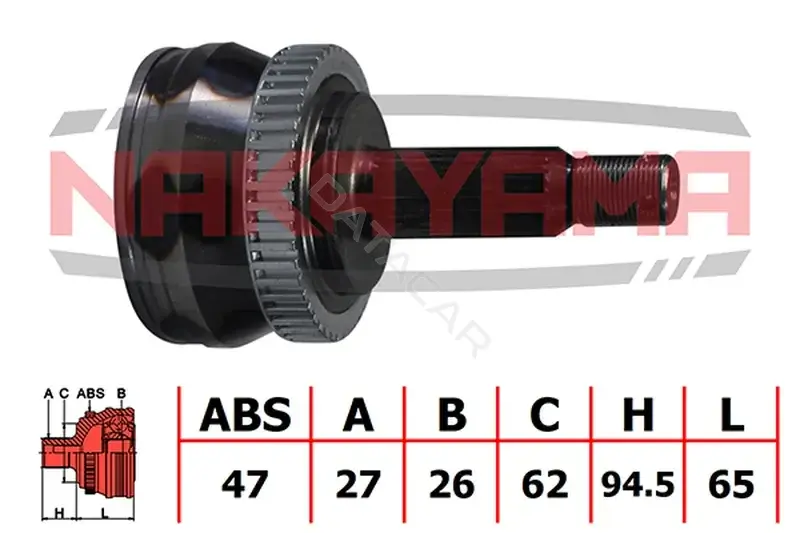 Шрус NAKAYAMA NJ343NY