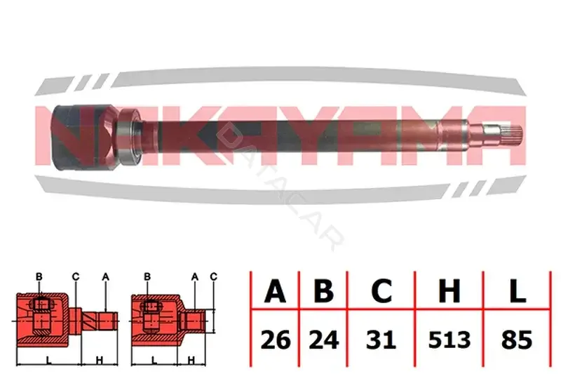 Шрус NAKAYAMA NJ7257NY