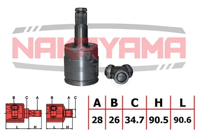 Шрус NAKAYAMA NJ7208NY
